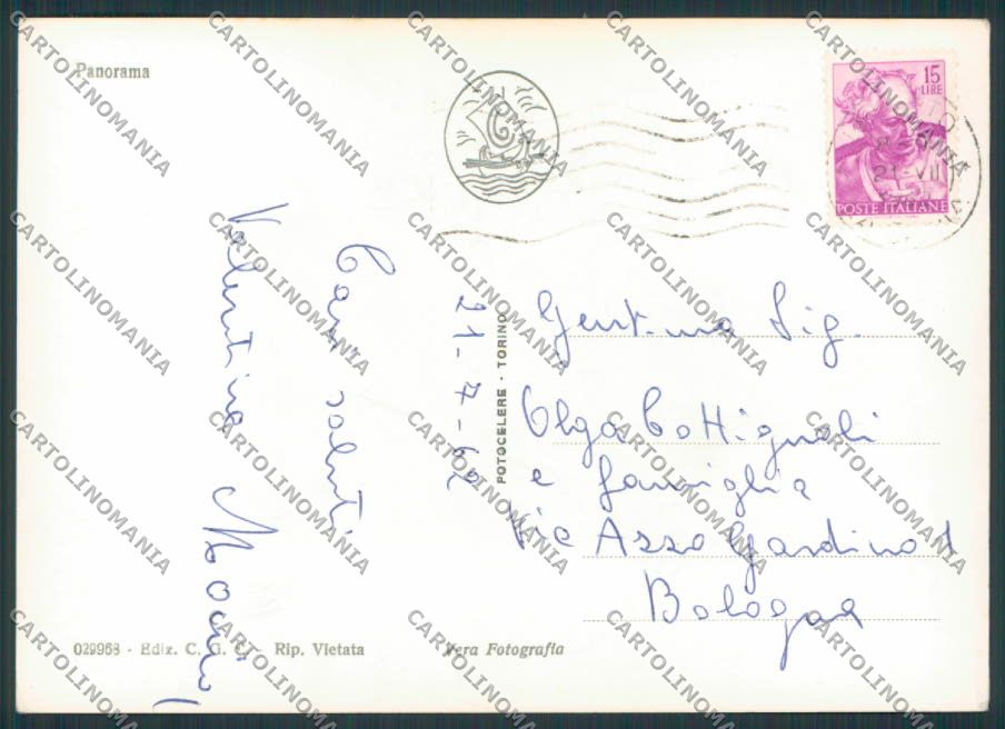 La Spezia Levanto Panorama foto FG cartolina BB2021 – retro