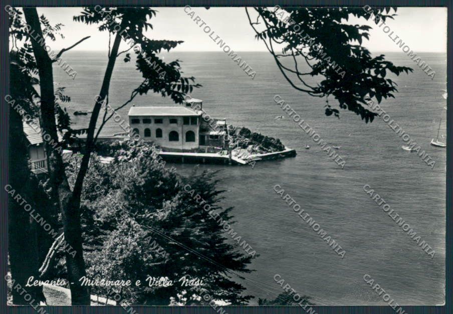 La Spezia Levanto Miramare Villa Nase STRAPPINO foto FG cartolina BB2028 – fronte