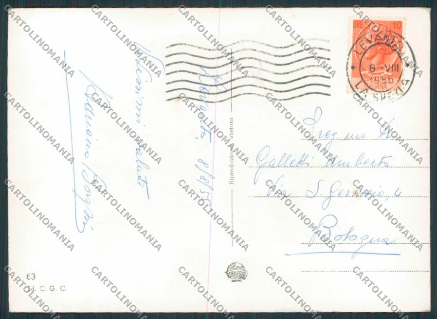 La Spezia Levanto Panorama foto FG cartolina BB2031 – retro