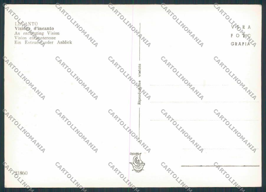 La Spezia Levanto Panorama foto FG cartolina BB2032 – retro