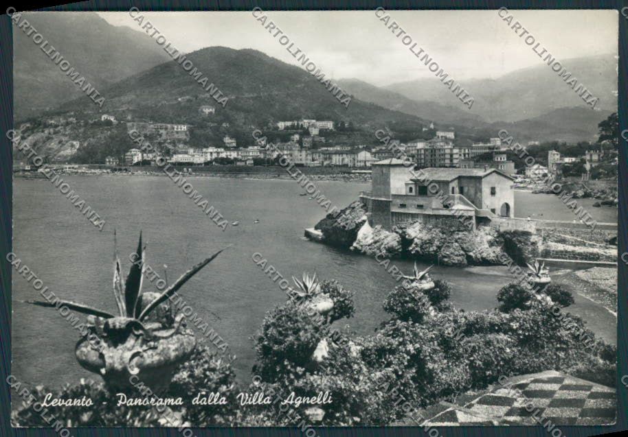 La Spezia Levanto Villa Agnelli foto FG cartolina BB2039 – fronte