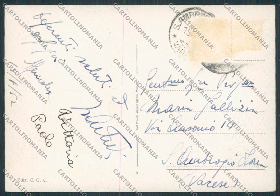 La Spezia Levanto Panorama FG cartolina BB2065 – retro