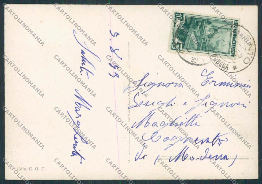 La Spezia Levanto Panorama FG cartolina BB2066 – retro