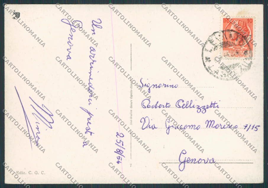 La Spezia Levanto Panorama FG cartolina BB2068 – retro