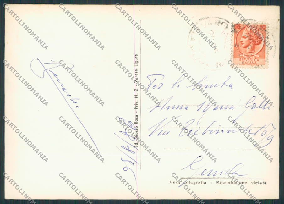 La Spezia Varese Ligure Panorama foto FG cartolina BB2083 – retro