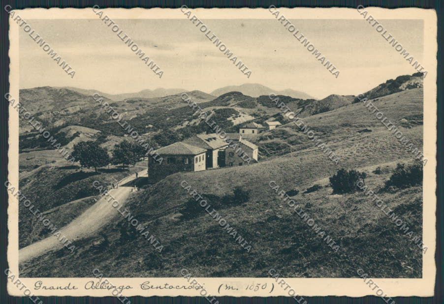 La Spezia Varese Ligure Albergo Cento Croci Passo FG cartolina BB2088 – fronte