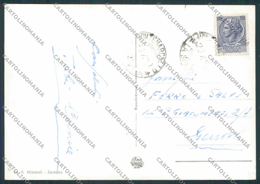 La Spezia Ameglia Apuane Foci Magra foto FG cartolina BB2090 – retro