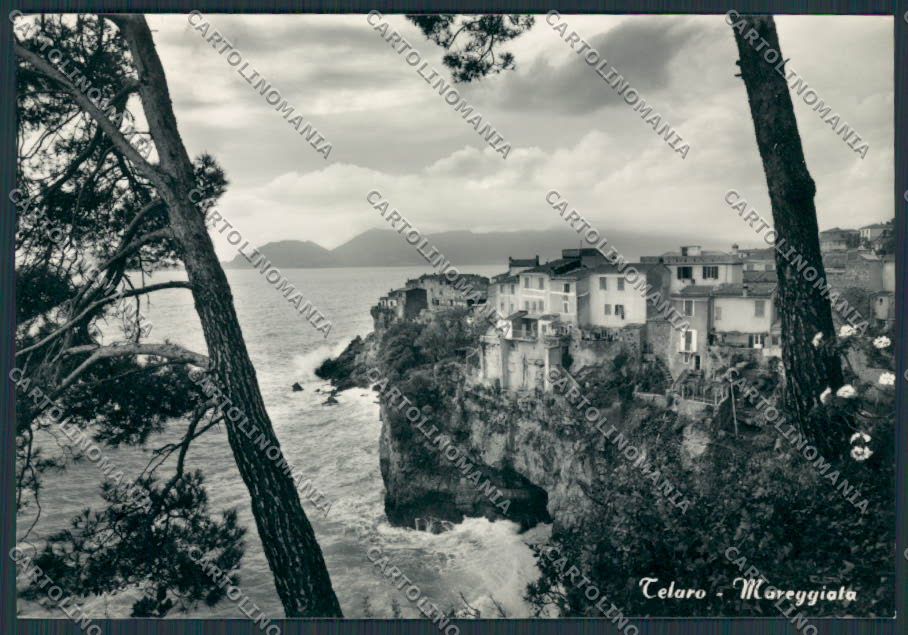 La Spezia Tellaro Mareggiata foto FG cartolina BB2094 – fronte