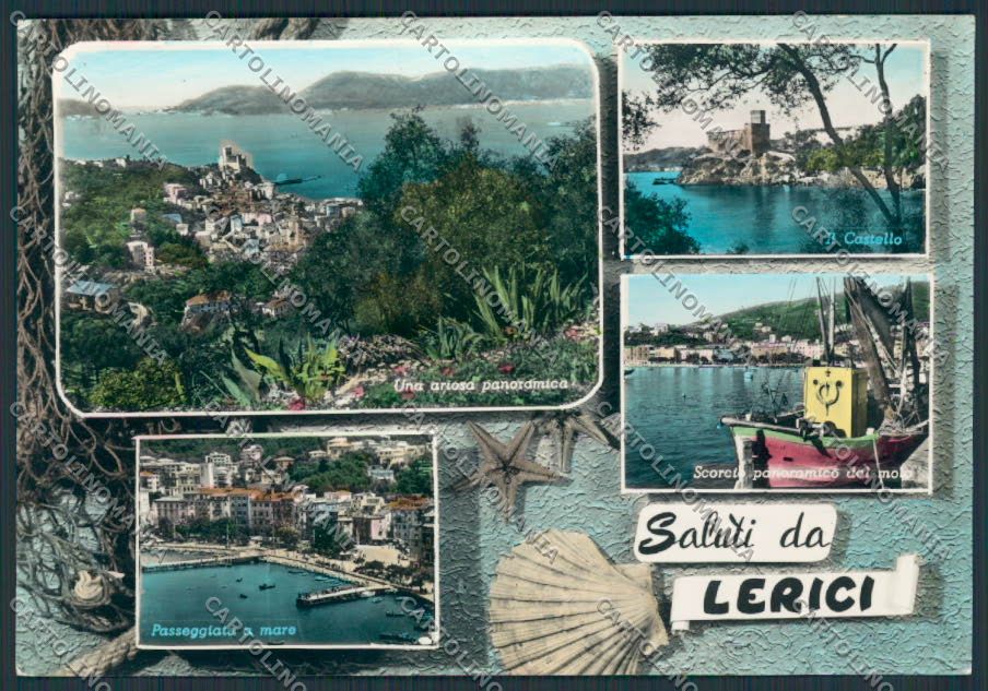 La Spezia Lerici saluti da Vedutine foto FG cartolina BB2102 – fronte