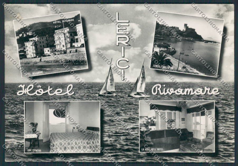 La Spezia Lerici Hotel Rivamare FORO foto FG cartolina BB2103 – fronte