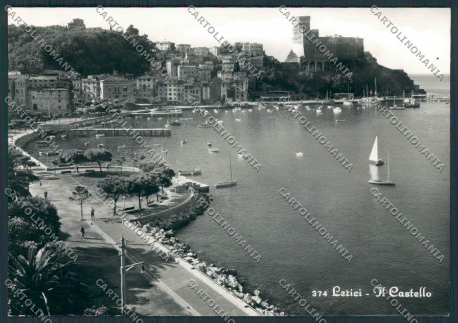 La Spezia Lerici Castello foto FG cartolina BB2105 – fronte