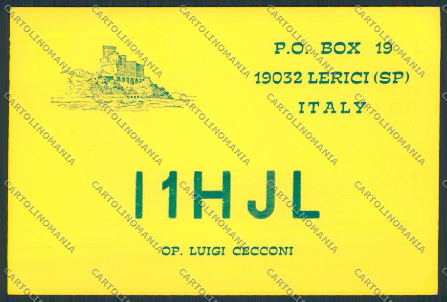 La Spezia Lerici radioamatori FG cartolina BB2109 – fronte