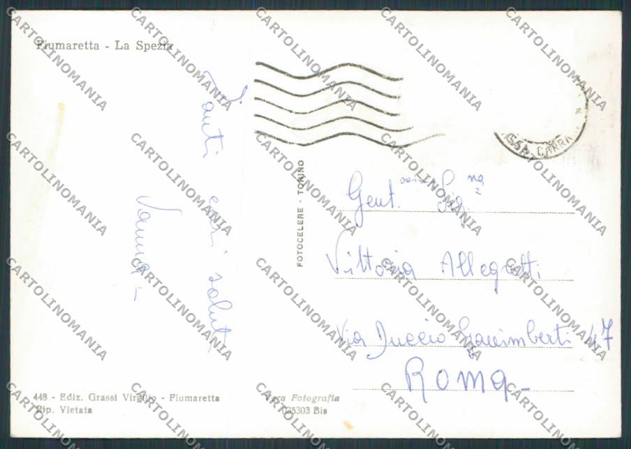 La Spezia Fiumaretta Panorama foto FG cartolina BB2119 – retro