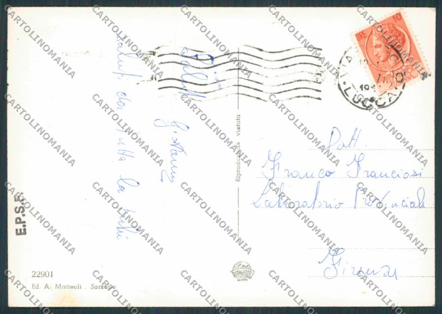 La Spezia Bocca di Magra foto FG cartolina BB2124 – retro