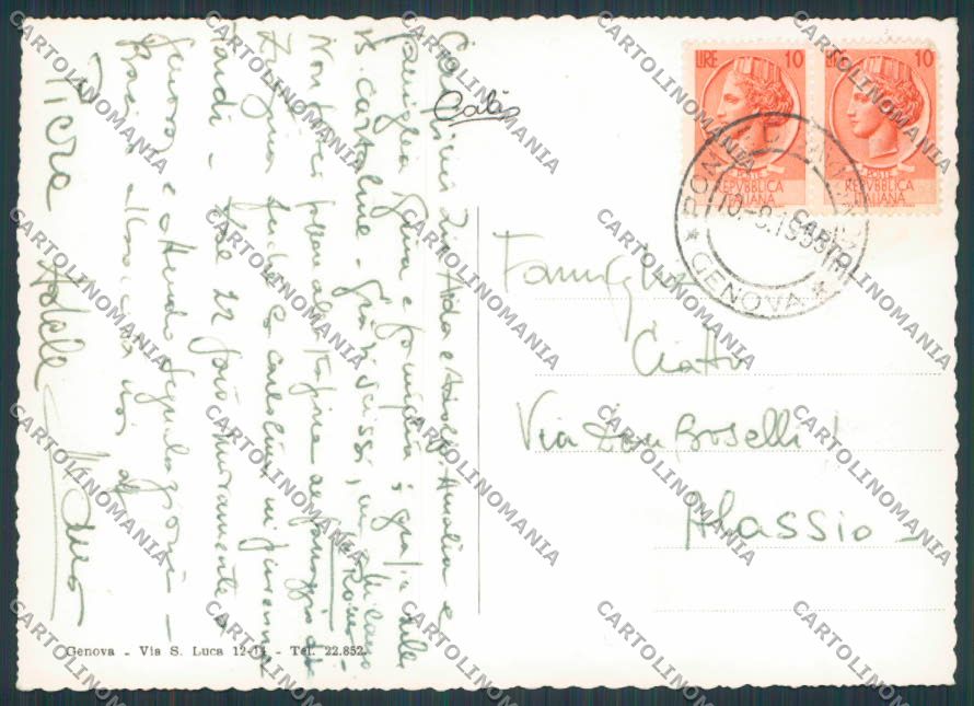La Spezia San Bartolomeo Panorama foto FG cartolina BB2135 – retro