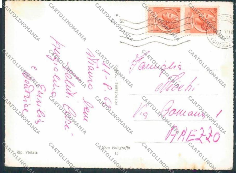 Grosseto Marina di Vedutine foto FG cartolina BB2163 – retro