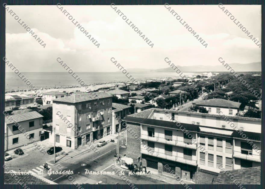 Grosseto Marina di Panorama Ponente foto FG cartolina BB2173 – fronte