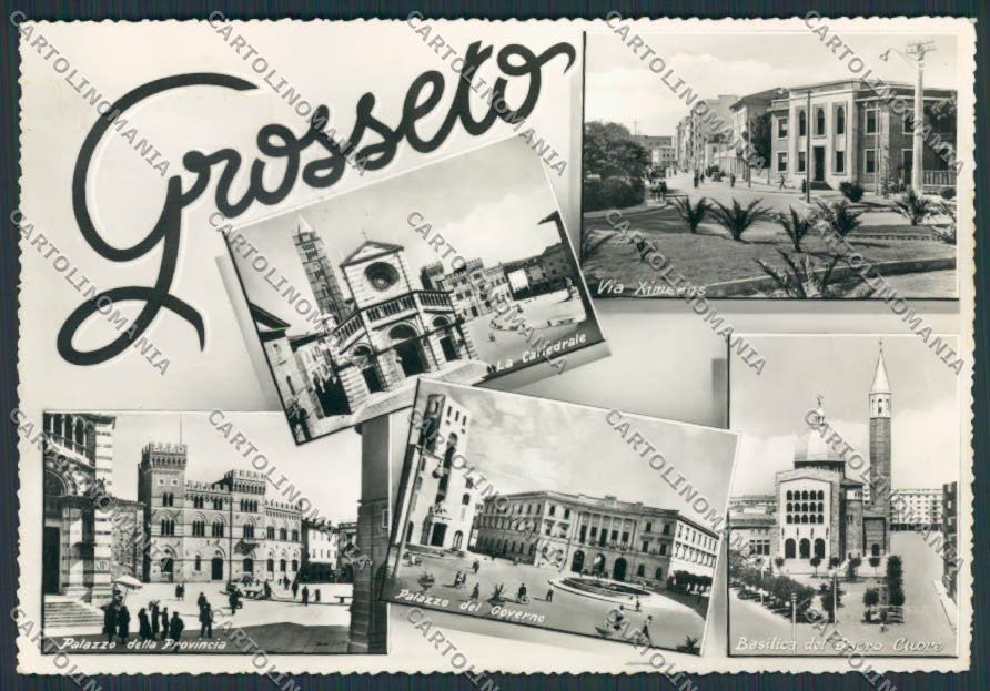 Grosseto Città Vedutine foto FG cartolina BB2182 – fronte