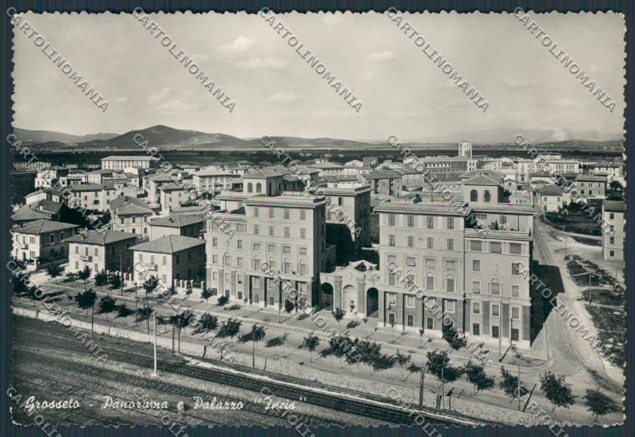Grosseto Città Palazzo Incis foto FG cartolina BB2183 – fronte