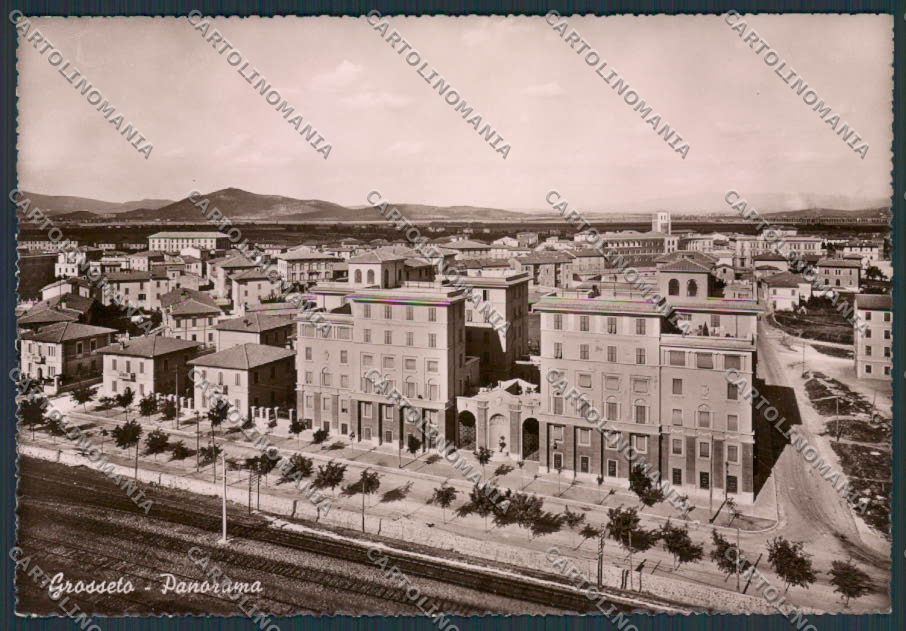 Grosseto Città Palazzo Incis foto FG cartolina BB2184 – fronte