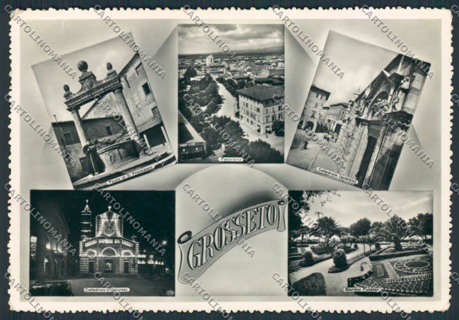 Grosseto Città Vedutine foto FG cartolina BB2186 – fronte