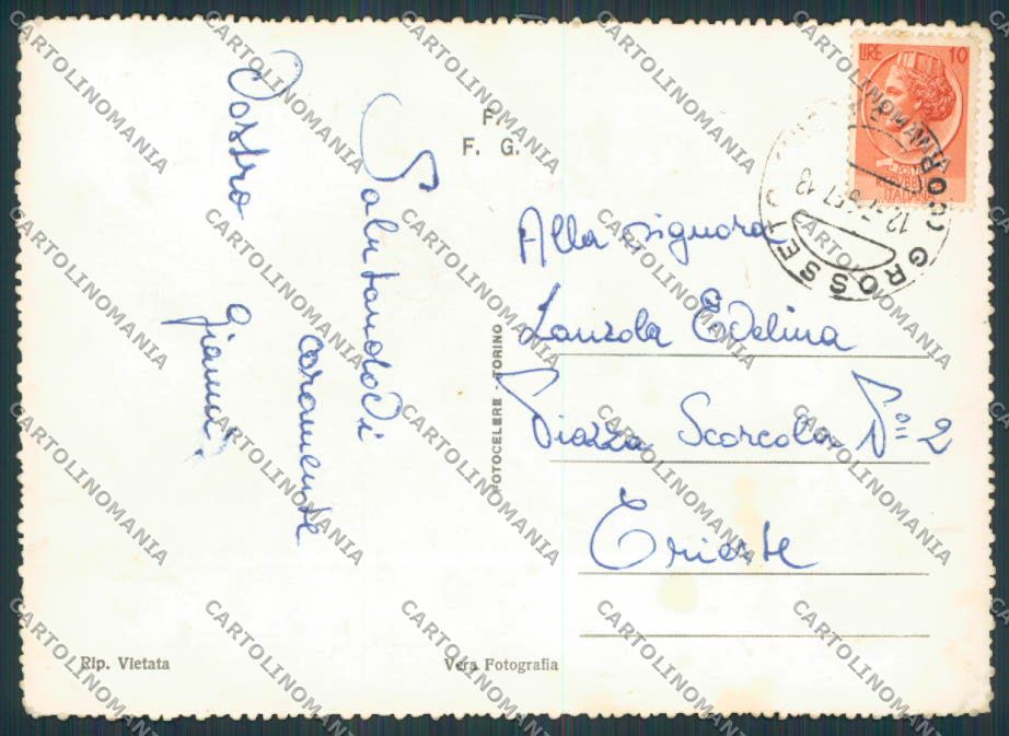 Grosseto Città Vedutine foto FG cartolina BB2186 – retro
