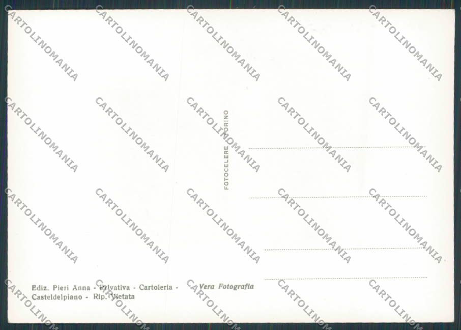 Grosseto Castel del Piano Panorama foto FG cartolina BB2223 – retro