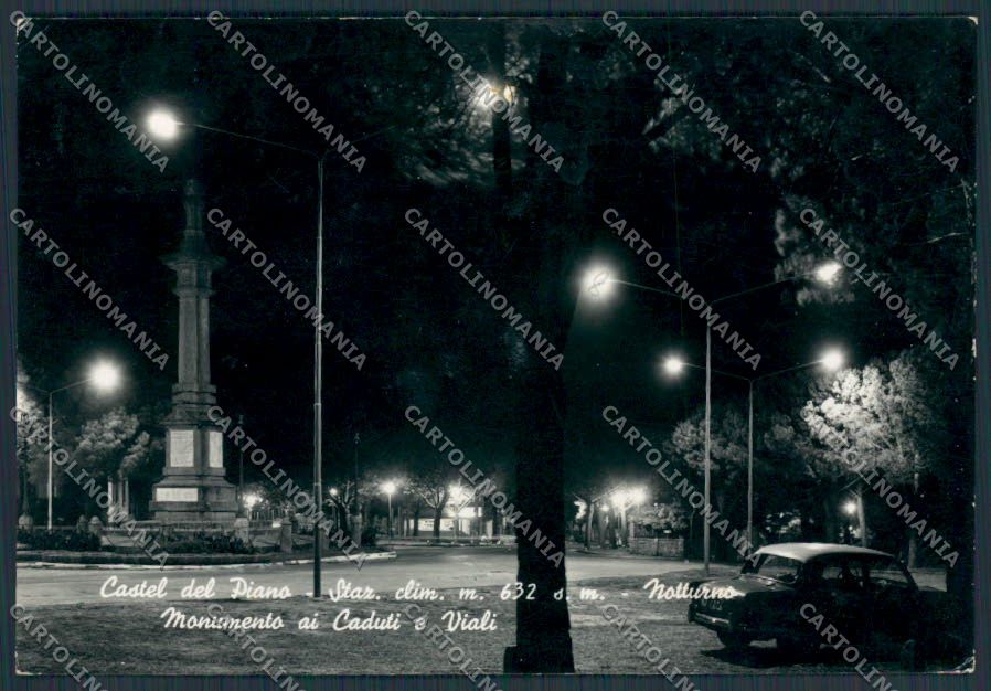 Grosseto Castel del Piano Monumento Caduti foto FG cartolina BB2229 – fronte