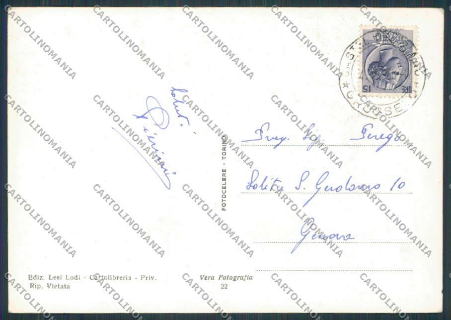 Grosseto Castel del Piano Panorama foto FG cartolina BB2232 – retro