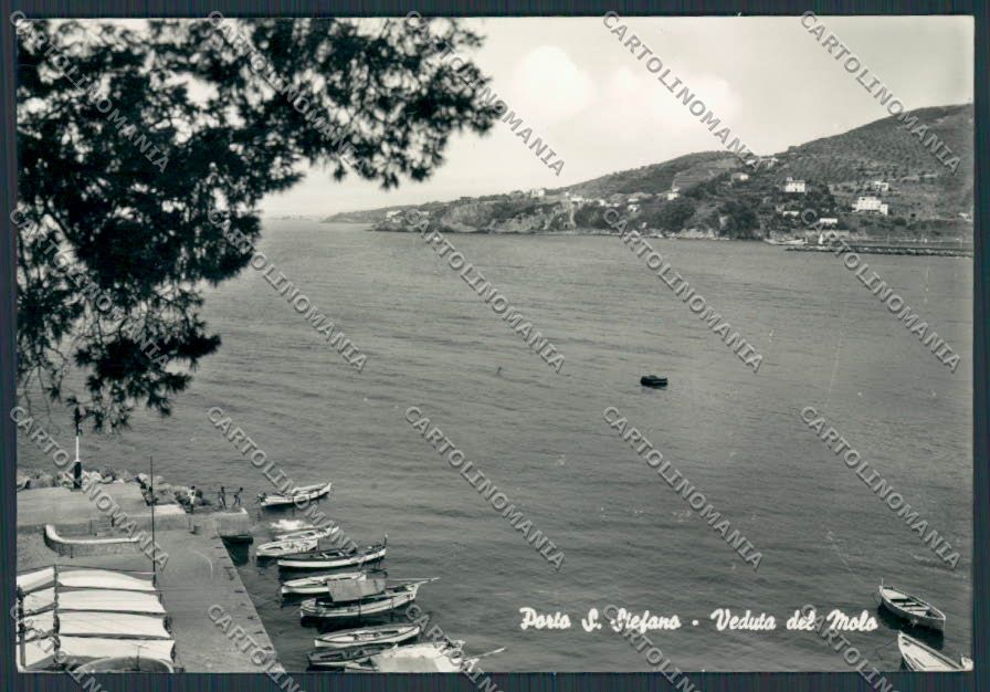 Grosseto Porto Santo Stefano Veduta del Molo foto FG cartolina BB2272 – fronte