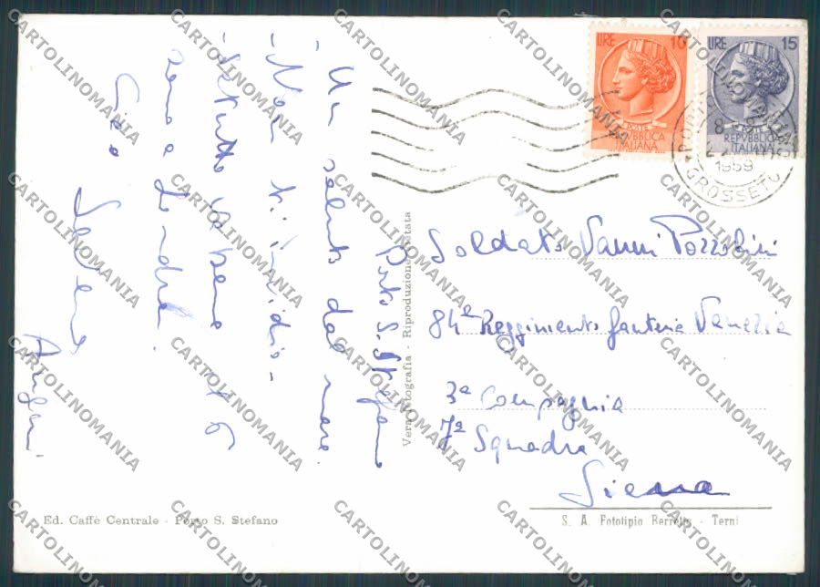 Grosseto Porto Santo Stefano Panorama foto FG cartolina BB2273 – retro
