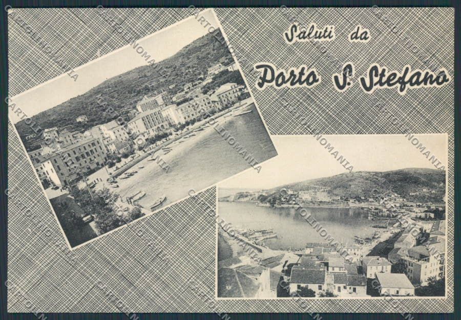 Grosseto Porto Santo Stefano saluti da FG cartolina BB2283 – fronte
