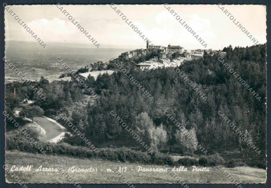 Grosseto Castell'Azzara Panorama foto FG cartolina BB2315 – fronte