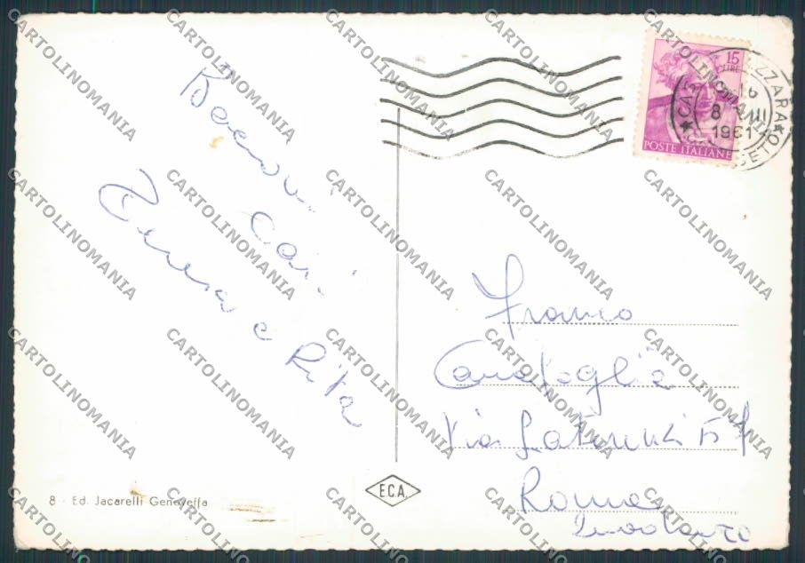 Grosseto Castell'Azzara Panorama foto FG cartolina BB2315 – retro