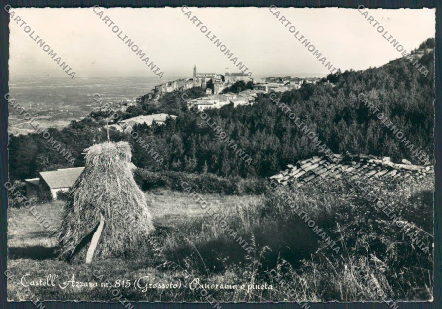 Grosseto Castell'Azzara Panorama foto FG cartolina BB2318 – fronte