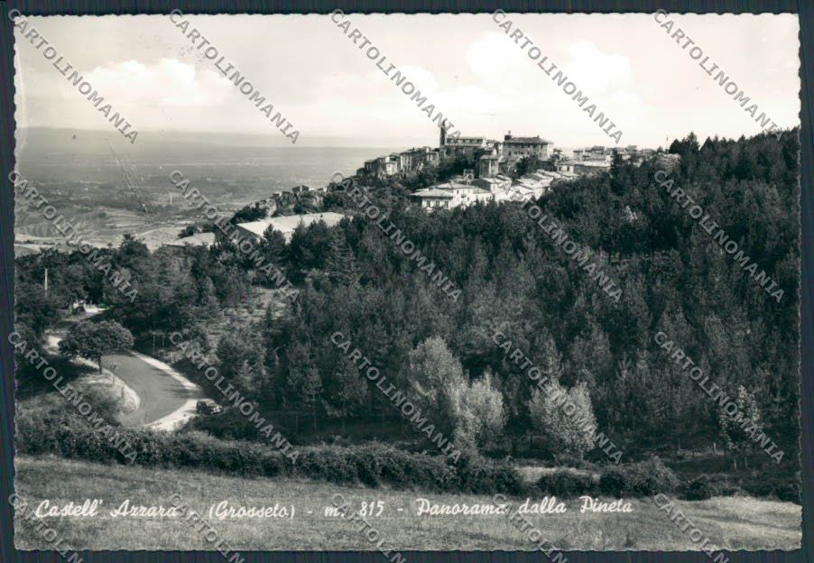 Grosseto Castell'Azzara Panorama foto FG cartolina BB2319 – fronte