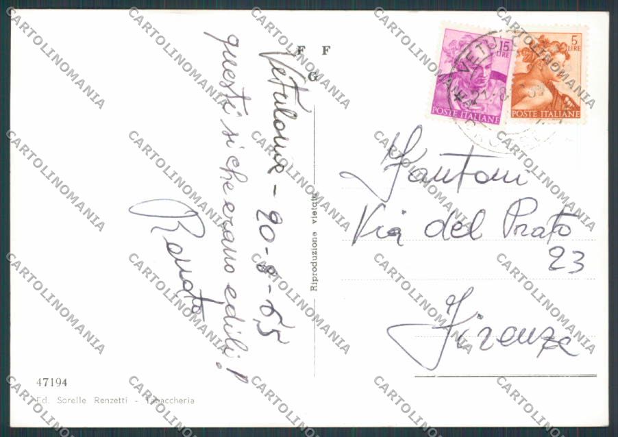 Grosseto Vetulonia Tomba del Diavolino foto FG cartolina BB2349 – retro