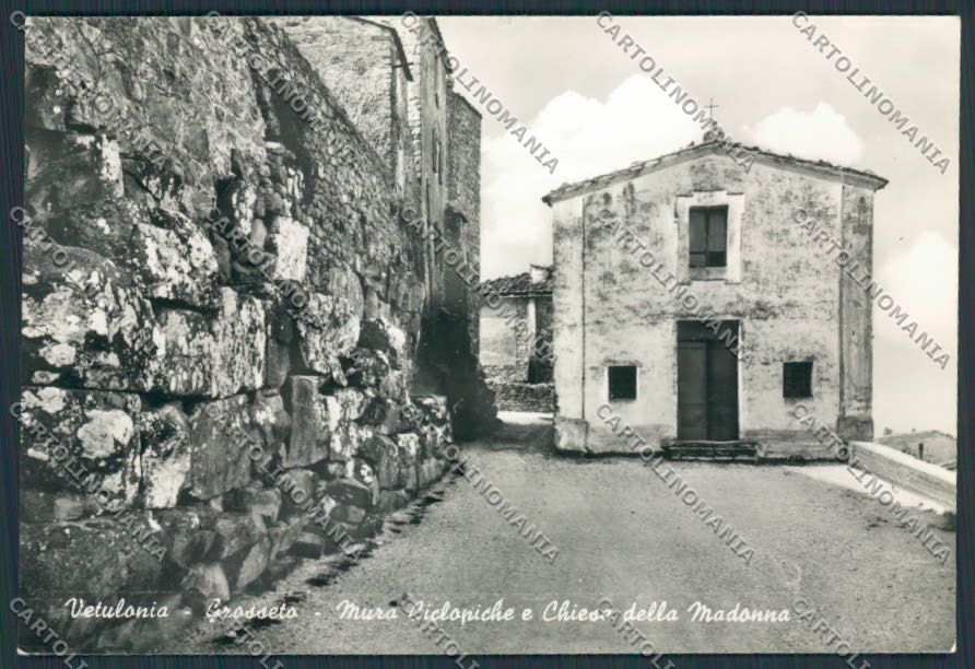 Grosseto Vetulonia Chiesa della Modonna foto FG cartolina BB2350 – fronte