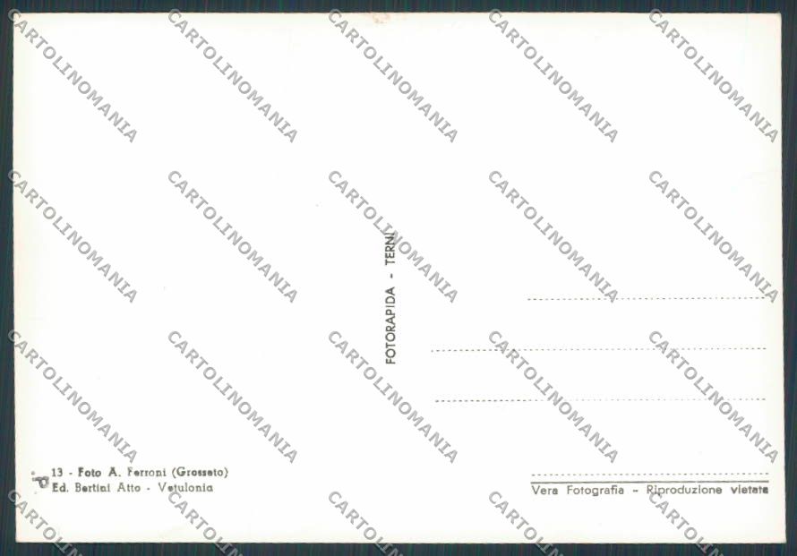 Grosseto Vetulonia Chiesa della Modonna foto FG cartolina BB2350 – retro
