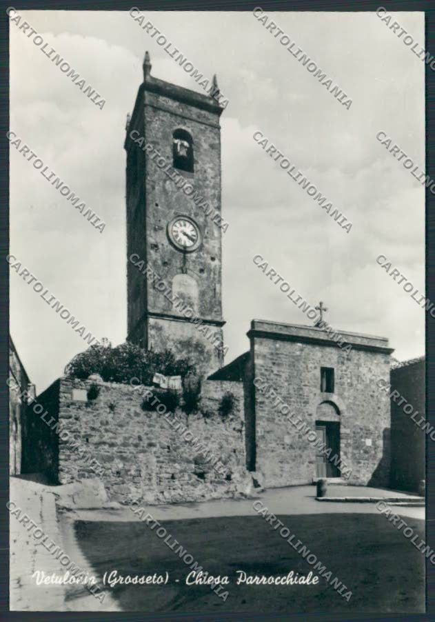 Grosseto Vetulonia Chiesa Parrocchiale foto FG cartolina BB2354 – fronte
