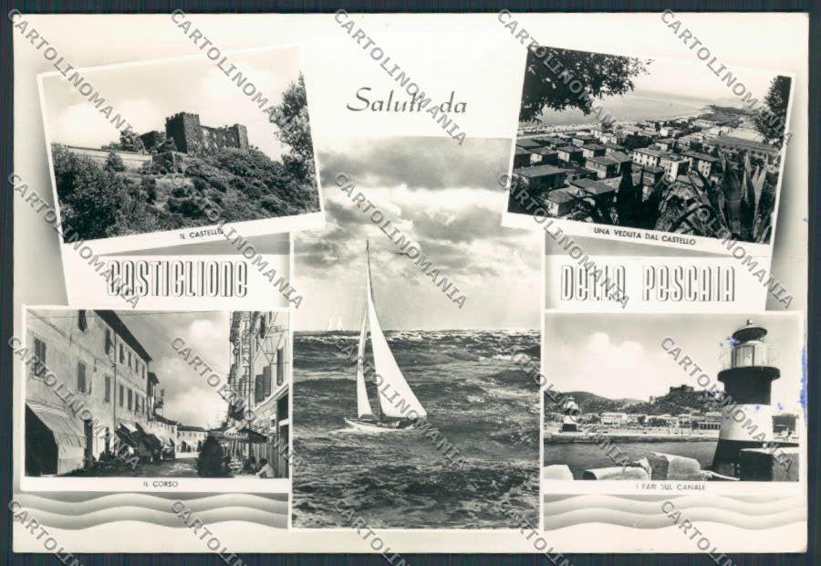 Grosseto Castiglione della Pescaia Vedutine foto FG cartolina BB2379 – fronte