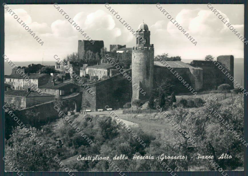 Grosseto Castiglione della Pescaia Paese Alto foto FG cartolina BB2392 – fronte