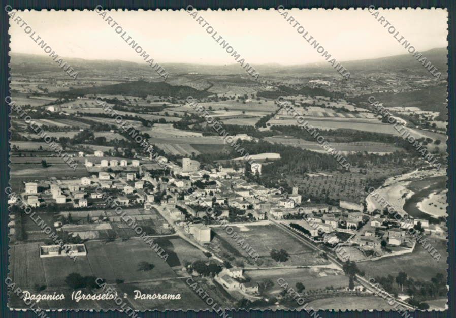 Grosseto Paganico Panorama foto FG cartolina BB2404 – fronte