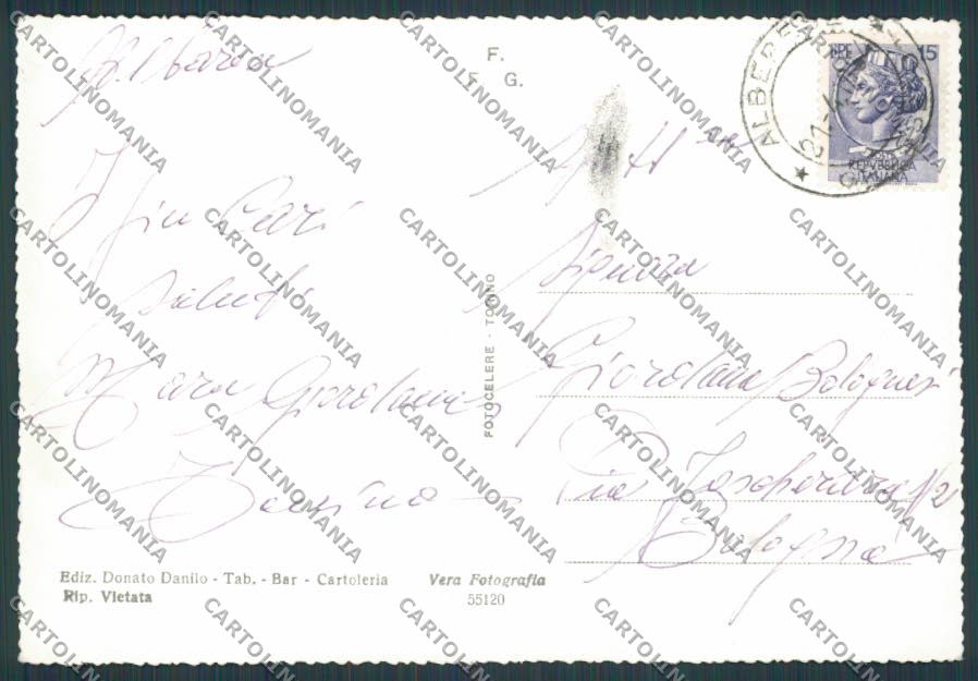 Grosseto Alberese Litorale foto FG cartolina BB2413 – retro
