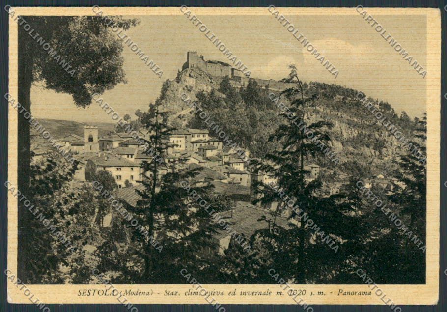 Modena Sestola Panorama PIEGA FG cartolina BB2463 – fronte