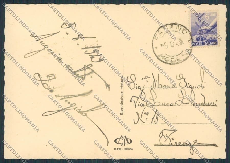 Modena Fanano Panorama FG cartolina BB2470 – retro