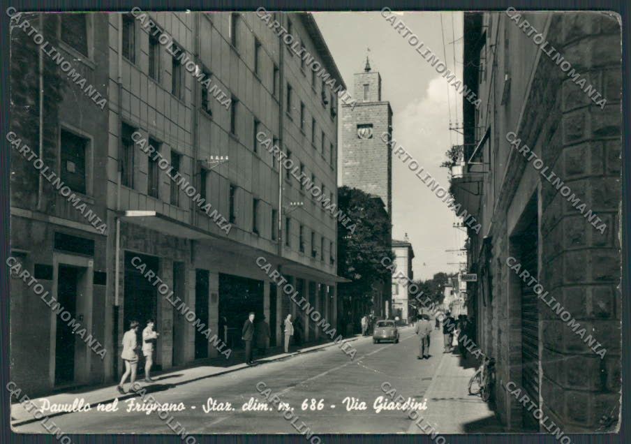 Modena Pavullo nel Frignano Via Giardini foto FG cartolina BB2479 – fronte