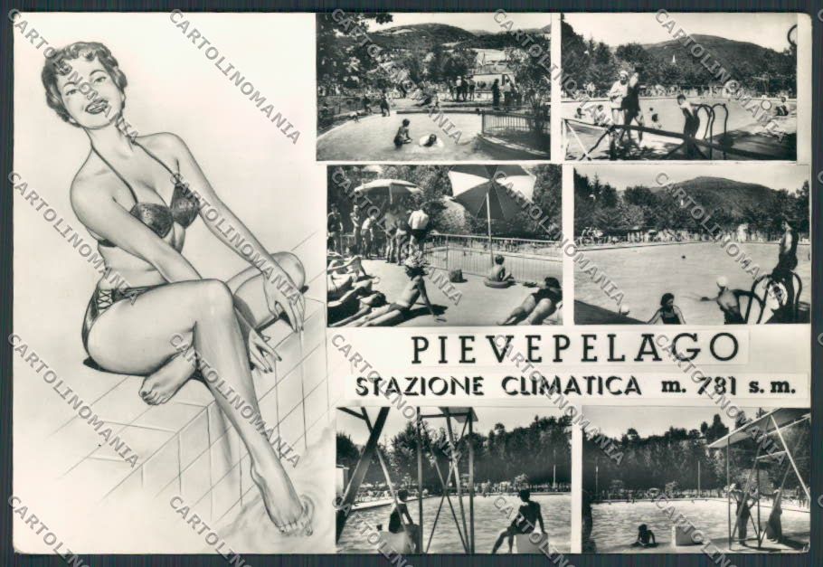 Modena Pievepelago Piscina foto FG cartolina BB2487 – fronte