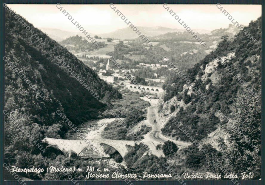 Modena Pievepelago Ponte della Fola foto FG cartolina BB2493 – fronte