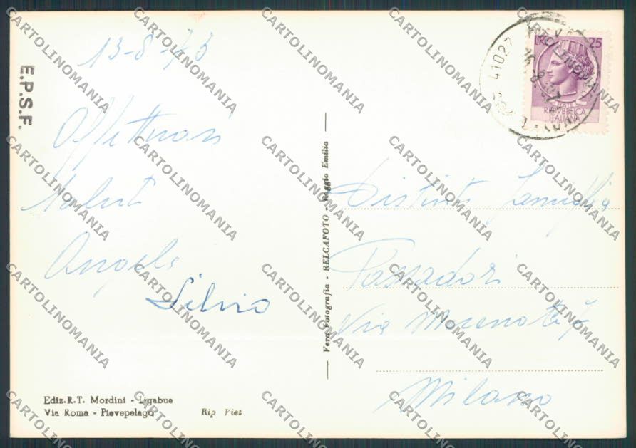 Modena Pievepelago Ponte della Fola foto FG cartolina BB2493 – retro